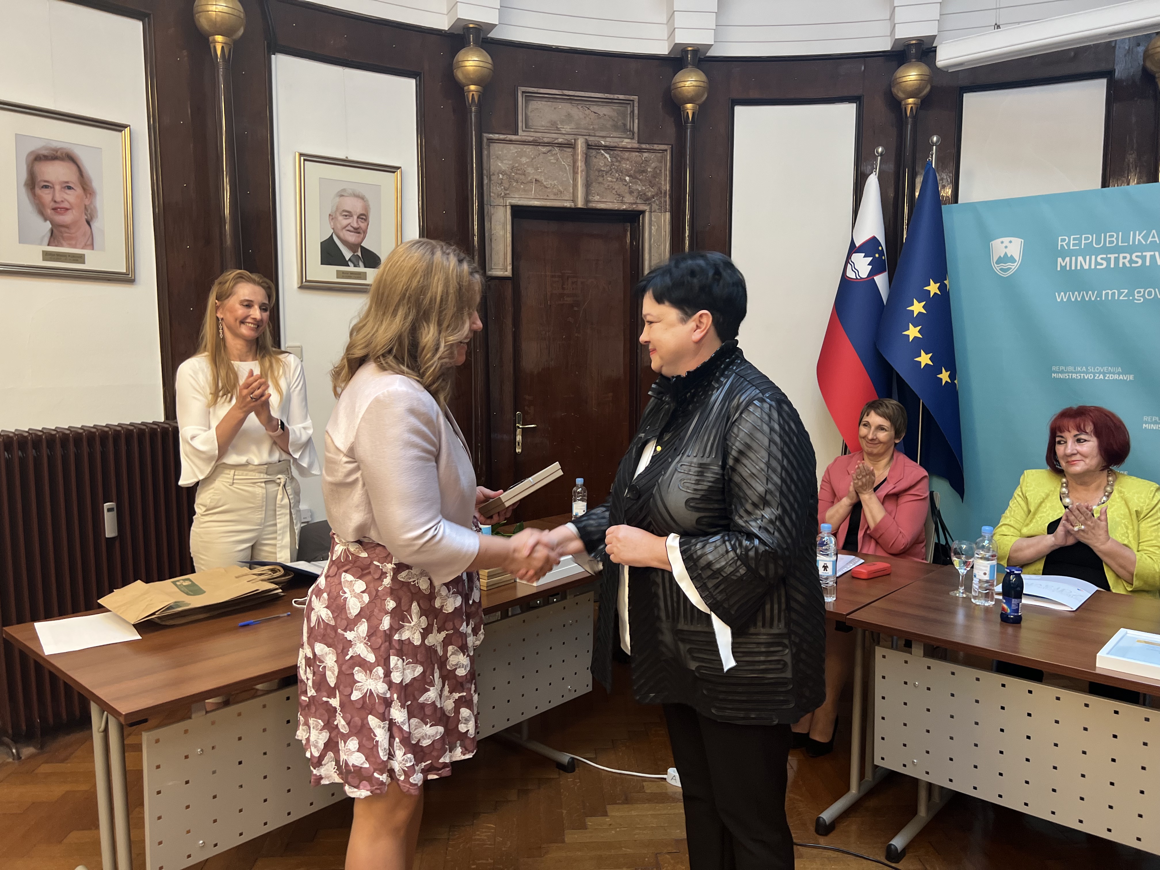 Edith Žižek Sapač, dr. med., prejemnica Srebrne plakete Zveze