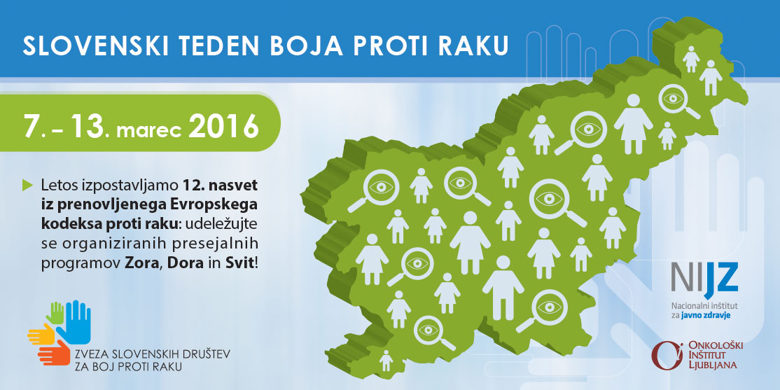 SLOVENSKI TEDEN BOJA PROTI RAKU