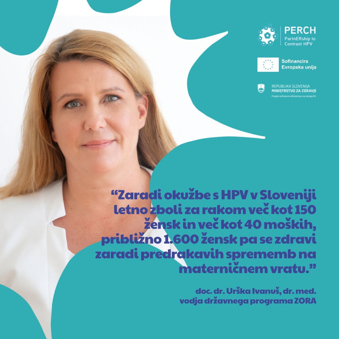 Z ustreznimi preventivnimi ukrepi lahko preprečimo okužbo s HPV in  nastanek raka.